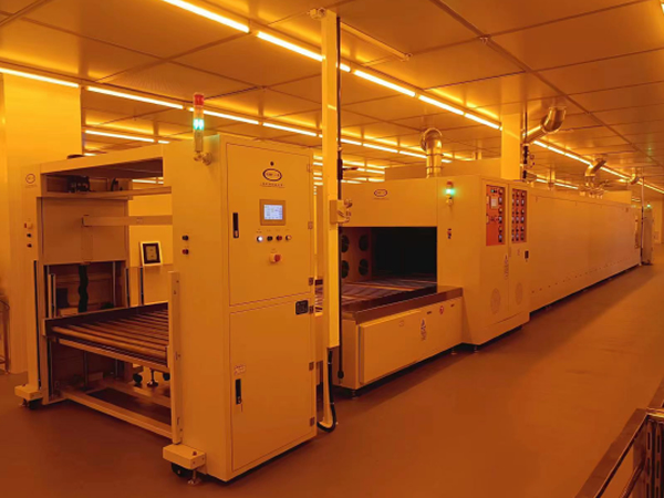 Precision hot air resin plug hole frame tunnel furnace