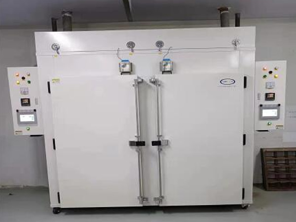 Double door dual control vertical oven