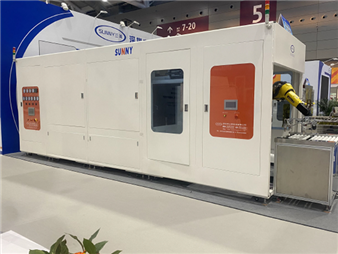 Robot vertical suspension tunnel furnace