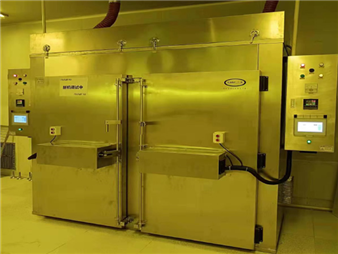 Automatic double door vertical oven